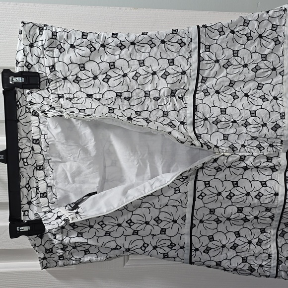 Autograph Black & White Floral Dress Size 14 - Picture 11 of 14